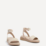Kara Nude Faux Leather Flatform Sandals