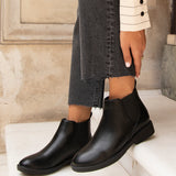 Karina Black Classic Chelsea Boots