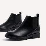 Karina Black Classic Chelsea Boots