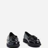 Kassidy Wide Fit Black Patent Loafers