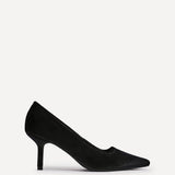 Kat Black Velvet Classic Court Heels