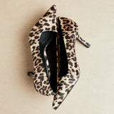 Kat Leopard Print Scuba Court Heel