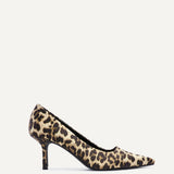 Kat Leopard Print Scuba Court Heel