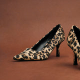 Kat Leopard Print Scuba Court Heel