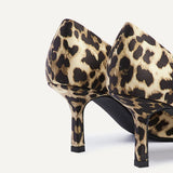 Kat Leopard Print Scuba Court Heel