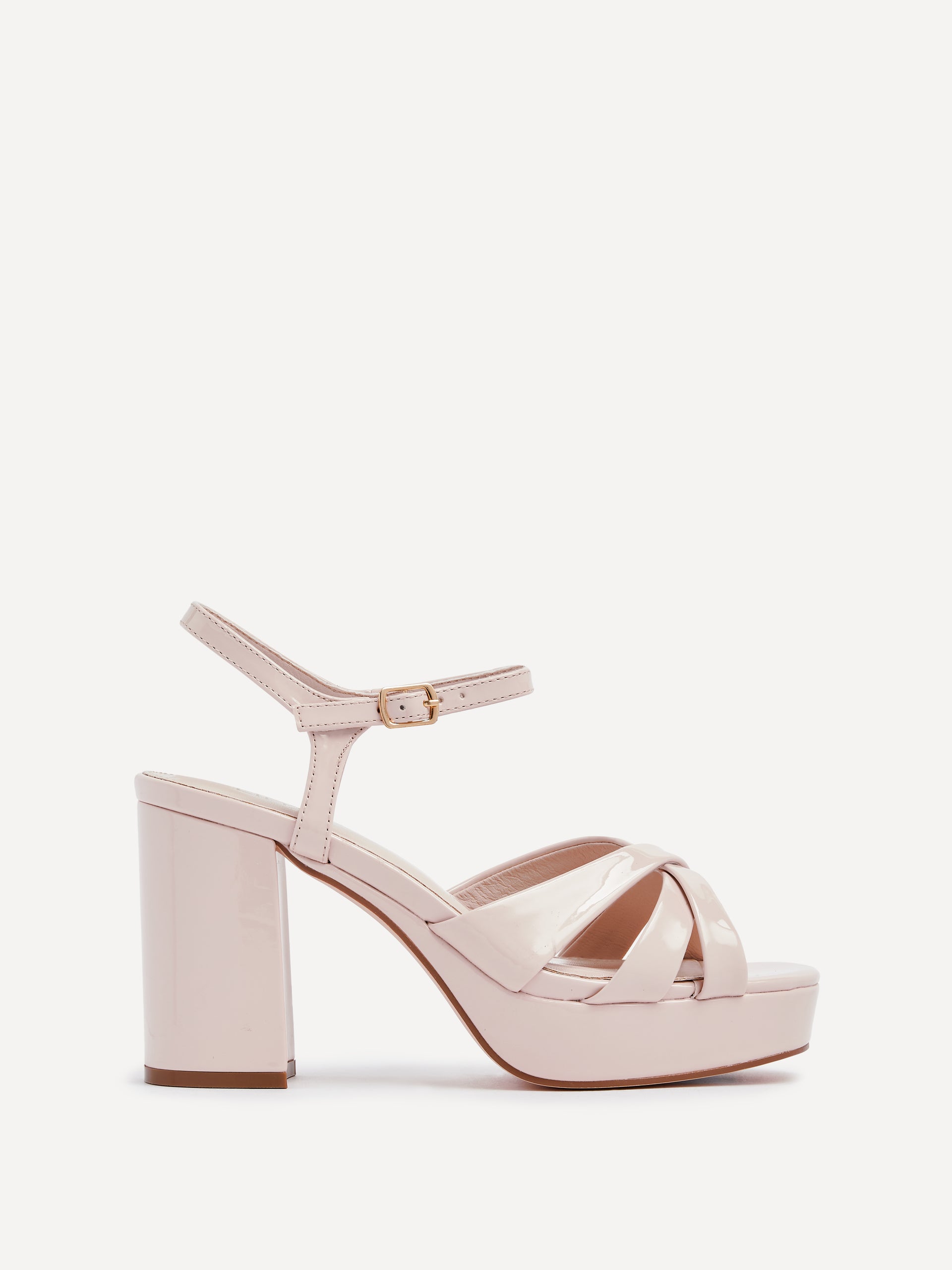 Keliah Patent Platform Heels