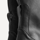 Kenzie Wide Fit Black Mid Length Chelsea Boots