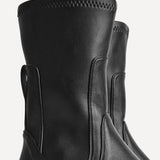Kenzie Wide Fit Black Mid Length Chelsea Boots