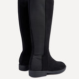 Knight Black Long Stretch Boots