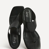 Kyoto Black Mule Heels