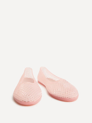 Lagoon Pink Jelly Caged Sandals