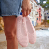 Lagoon Pink Jelly Caged Sandals