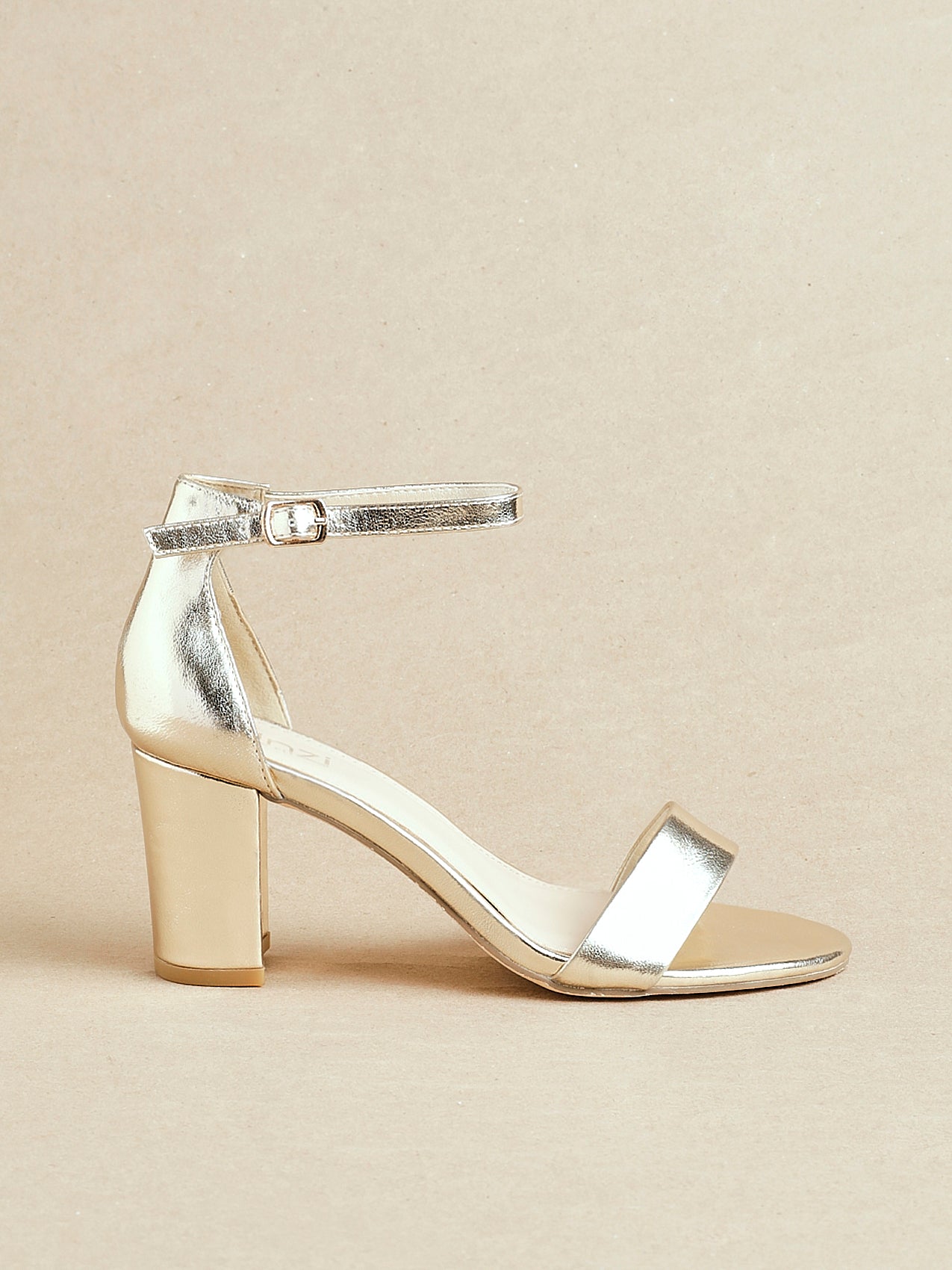 Legacy Wide Fit Faux Leather Block Heels