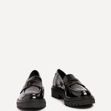 Lesson Black Patent Chunky Loafers