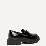 Lesson Black Patent Chunky Loafers
