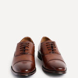 Lorenzo Mens Brown Faux Leather Shoes