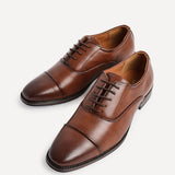 Lorenzo Mens Brown Faux Leather Shoes
