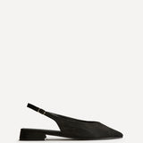 London Black Ballet Flats