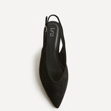 London Black Ballet Flats