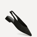 London Black Ballet Flats