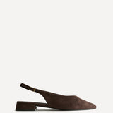 London Brown Ballet Flats