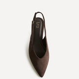 London Brown Ballet Flats
