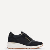 Luca Black Wedge Trainers