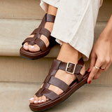 Camden Brown Gladiator Sandals