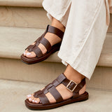 Camden Brown Gladiator Sandals