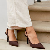 Dash Brown Scuba Court Heels