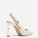 Lizzie Nude Stiletto Court Heels