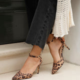 Maci Leopard Print Court Heels