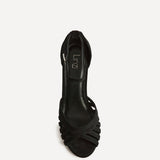 Magda Black Cage Heeled Sandals