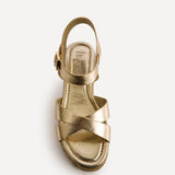 Magnolia Gold Flatform Sandals