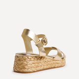 Magnolia Gold Flatform Sandals