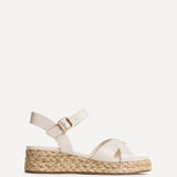 Magnolia Ivory Flatform Sandals