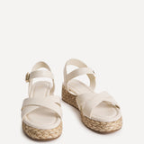 Magnolia Ivory Flatform Sandals