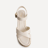 Magnolia Ivory Flatform Sandals