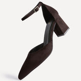 Manifest Brown Court Heels