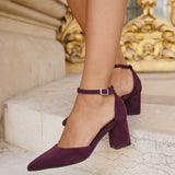 Manifest Burgundy Court Heels