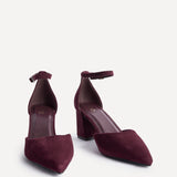 Manifest Burgundy Court Heels
