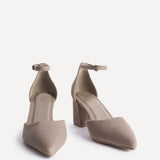 Manifest Taupe Court Heels