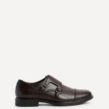 Marcello Mens Brown Faux Leather Shoes