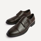 Marcello Mens Brown Faux Leather Shoes