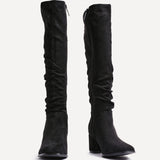 Margot Black Long Heeled Boots