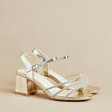 Mariah Wide Fit Gold Diamante Heels