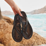 Marine Black Jelly Flip Flops