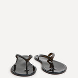 Marine Black Jelly Flip Flops