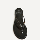Marine Black Jelly Flip Flops