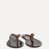 Marine Brown Jelly Flip Flops